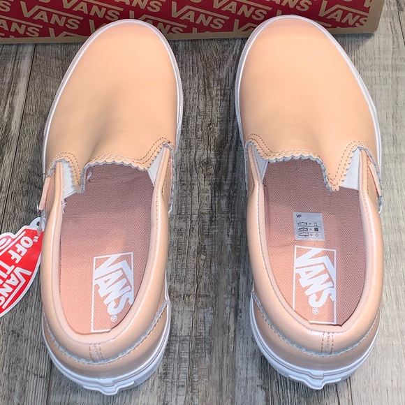 Vans classic slip on pink pearl suede shoes - Picture 7 of 7